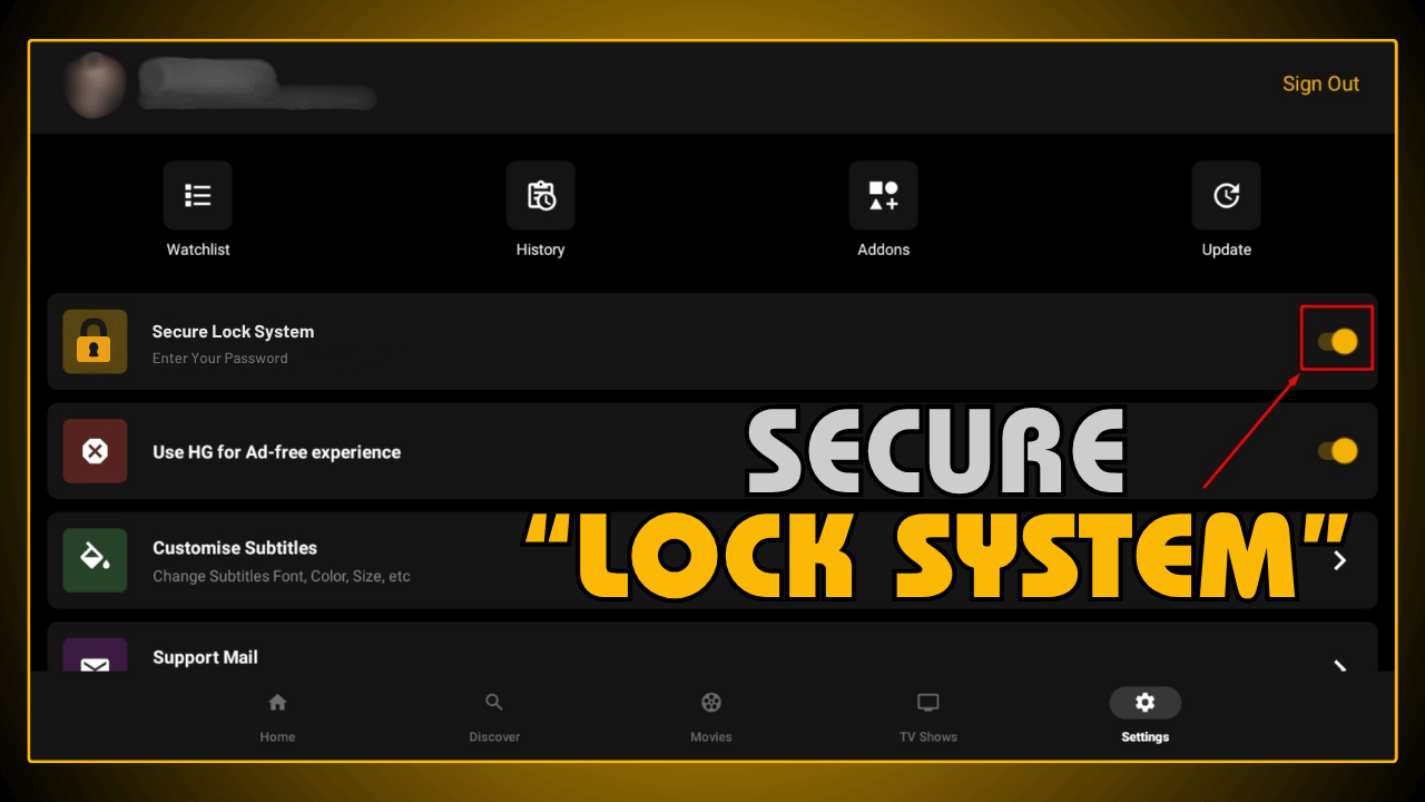 Adult Zone with Secure Lock System