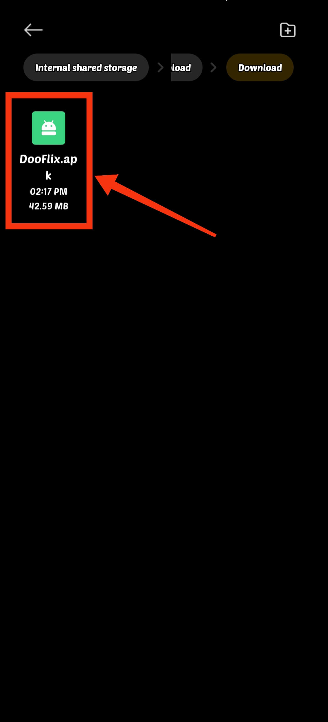 Locate Downloaded File