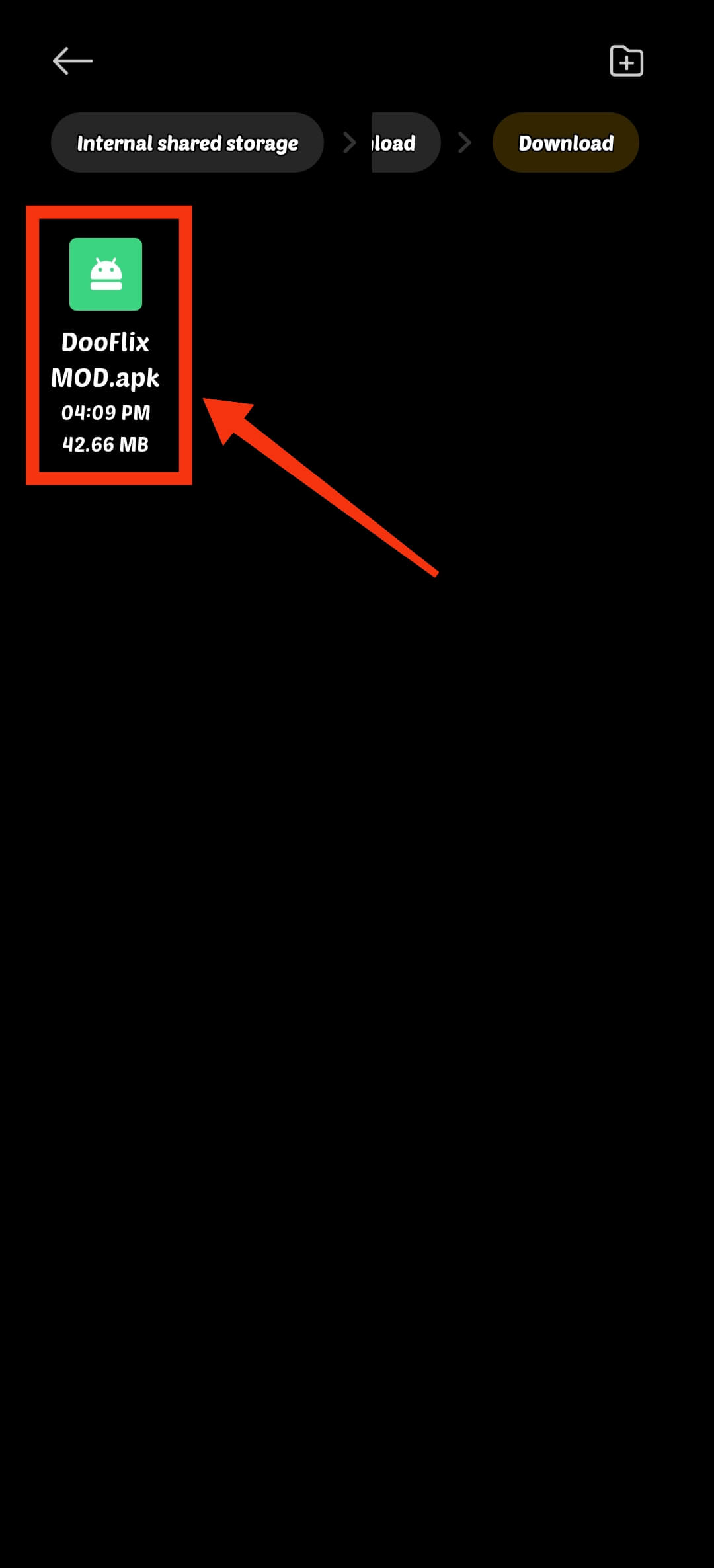 Locate APK File