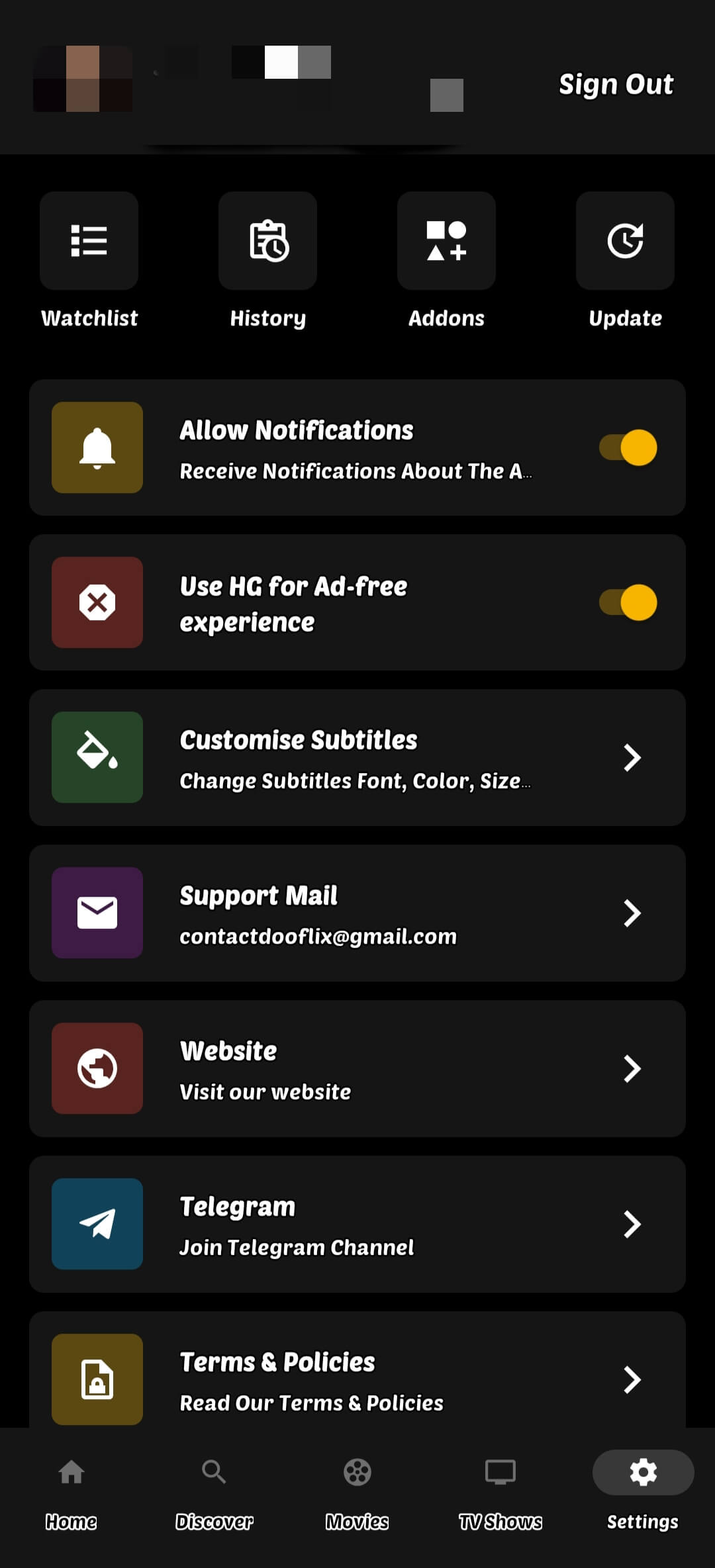 Configure Settings