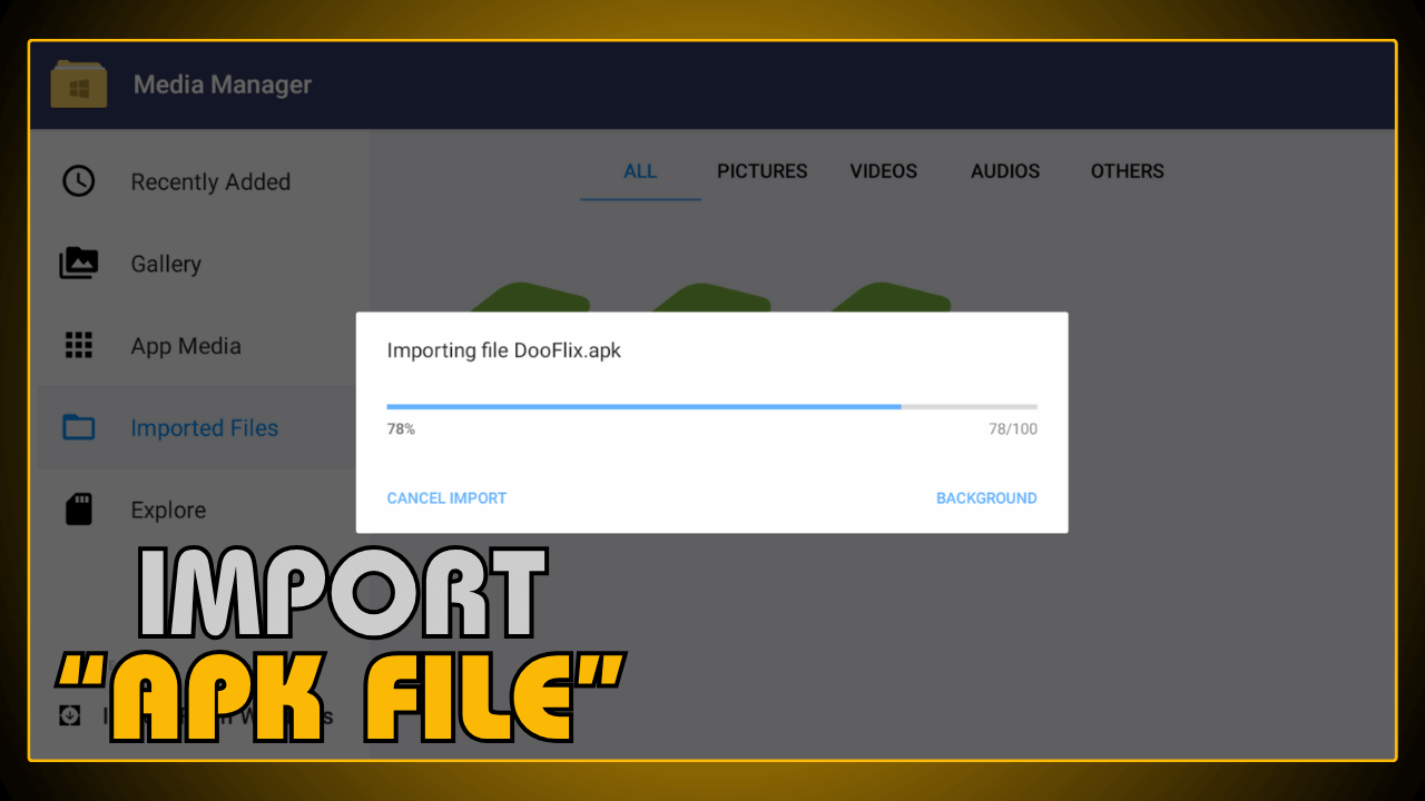 Import APK File
