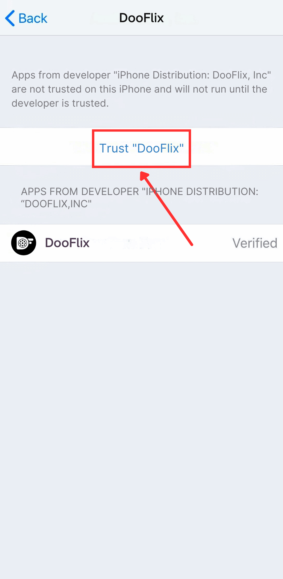 Trust Developer Certificate