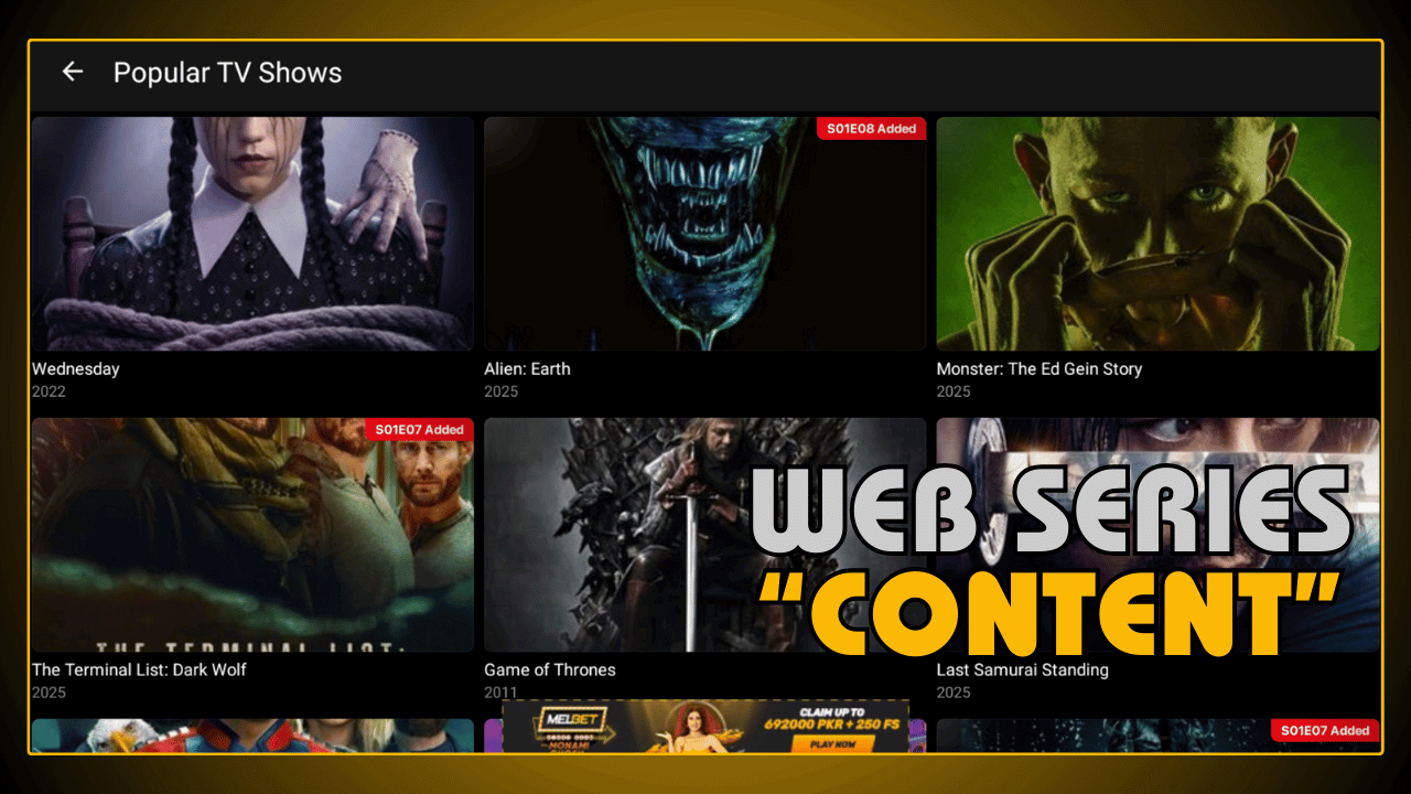 Web Series Content